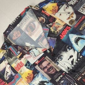 Handmade Classic Horror Movie Poster All Over Print Mens Button-up Shirt 4XL